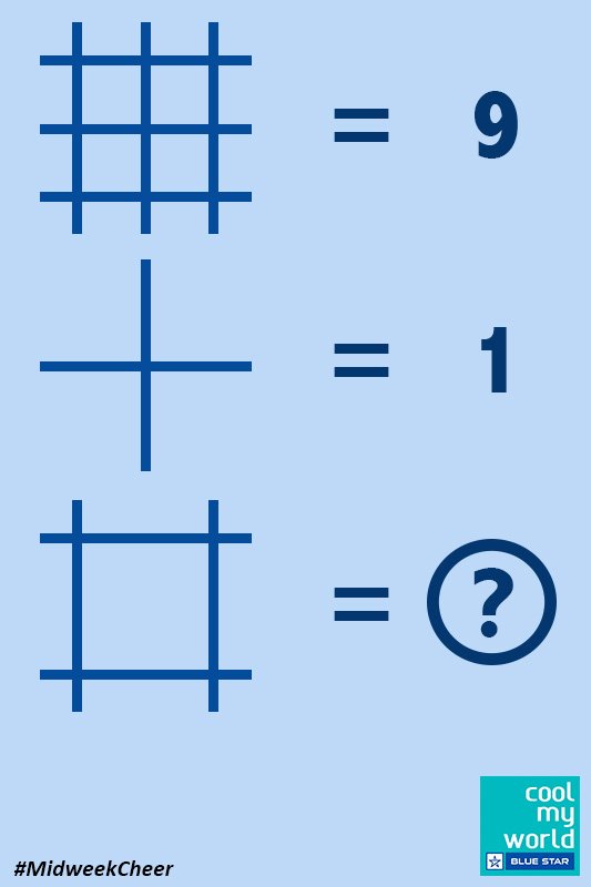 Cool_My_World's tweet photo. Can you find the missing number in this weekโs #MidweekCheer puzzle? https://t.co/fC6k82pWXH