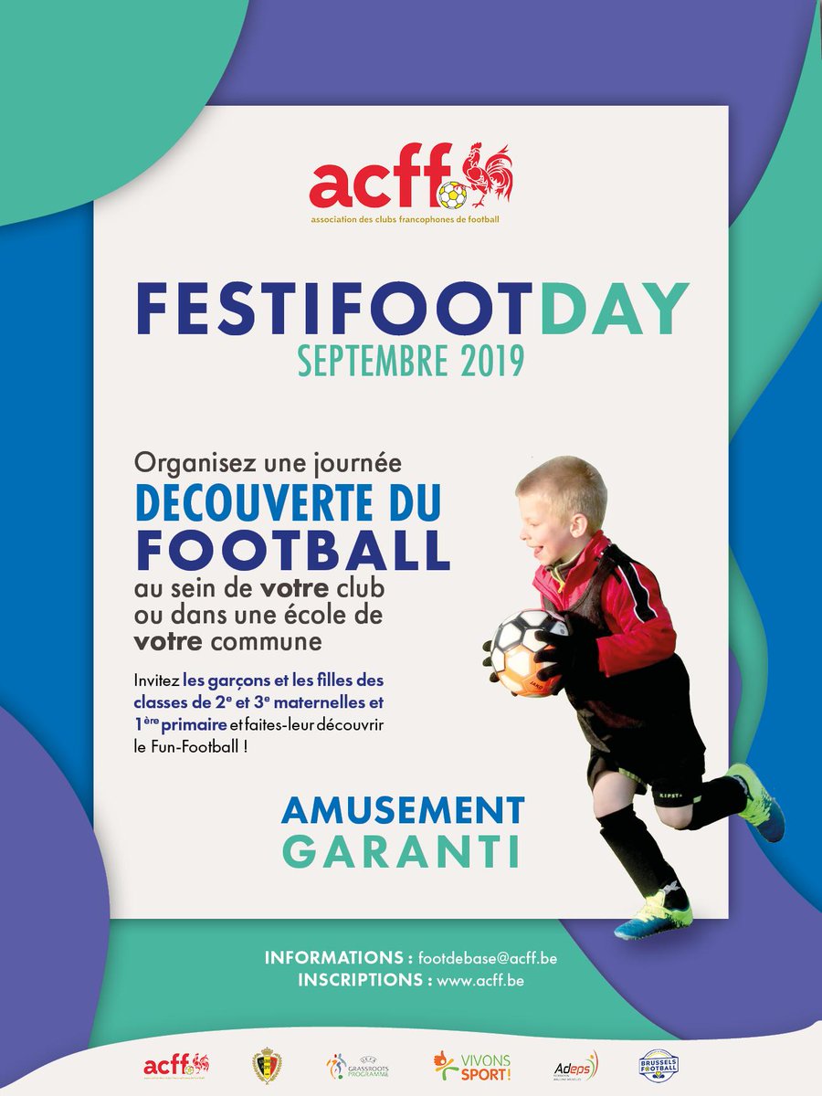 ⚠️⚠️⚠️ Vous voulez participer au prochain Festifoot Day ? Découvrez toutes les infos ici ==&gt; acff.be/festifoot-day-…