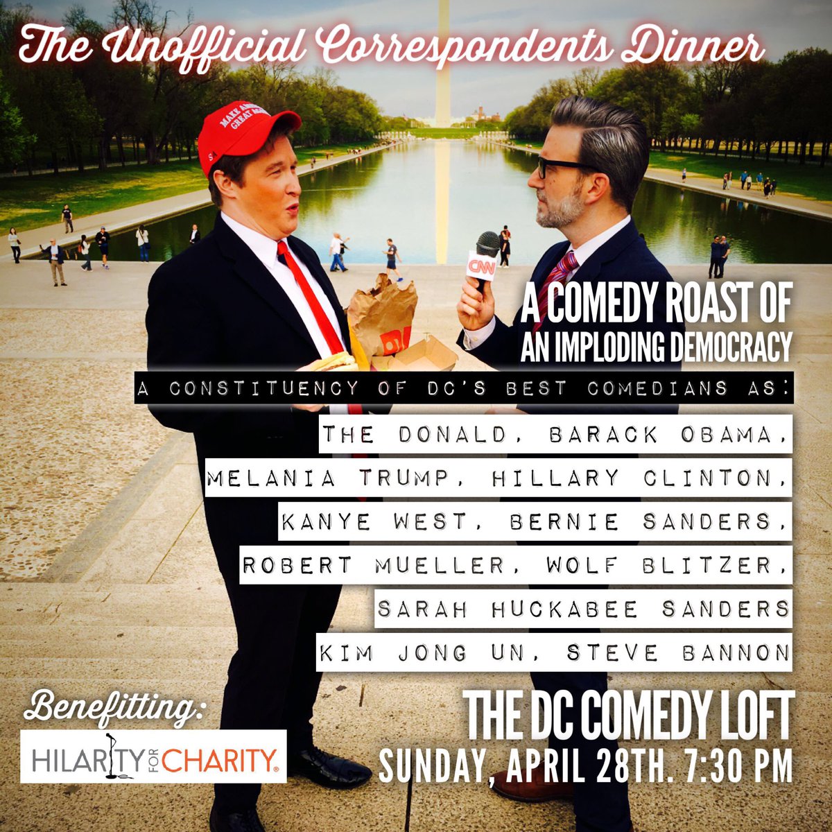 The Washington Roast | DC’s Comedy tweet media