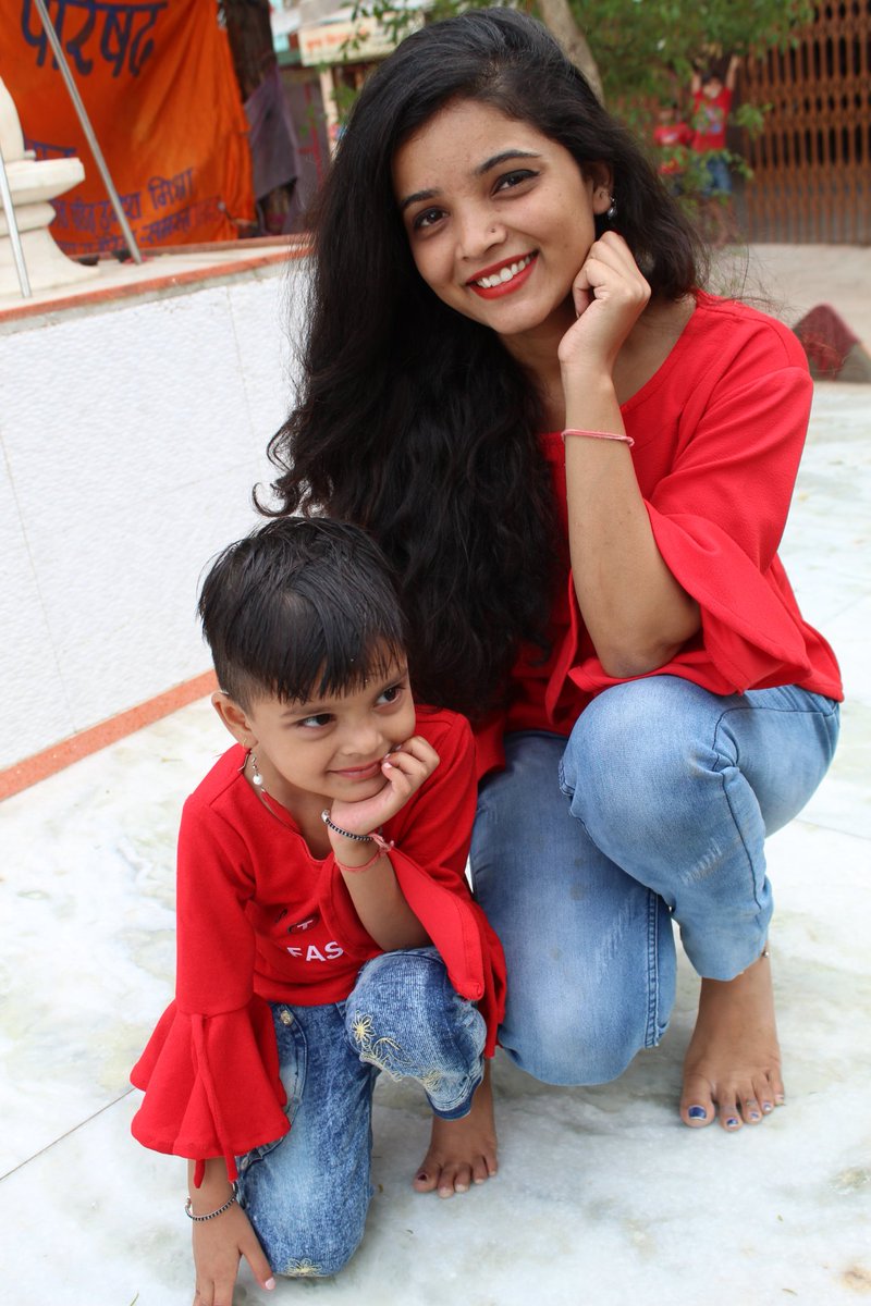kanchi_chouhan's tweet photo. #red-red #with #danim #cutest #vidhu #myniece #love u #babu #twitter #PictureOfTheDay 👌❤💖💞 https://t.co/vBgHihMjWB