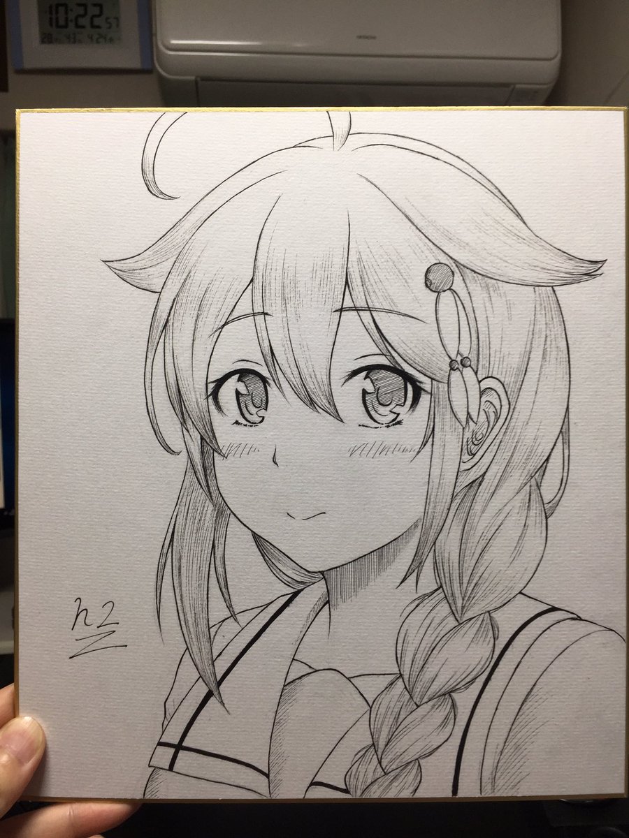 時雨線画。 