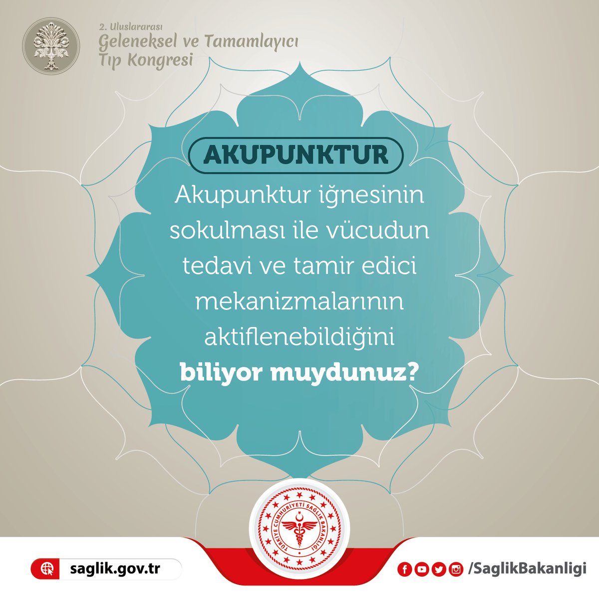 Akupunktur iğnesinin sokulması ile vücudun tedavi ve tamir edici mekanizmalarının aktiflenebildiğini biliyor muydunuz? #DozundaYerinde