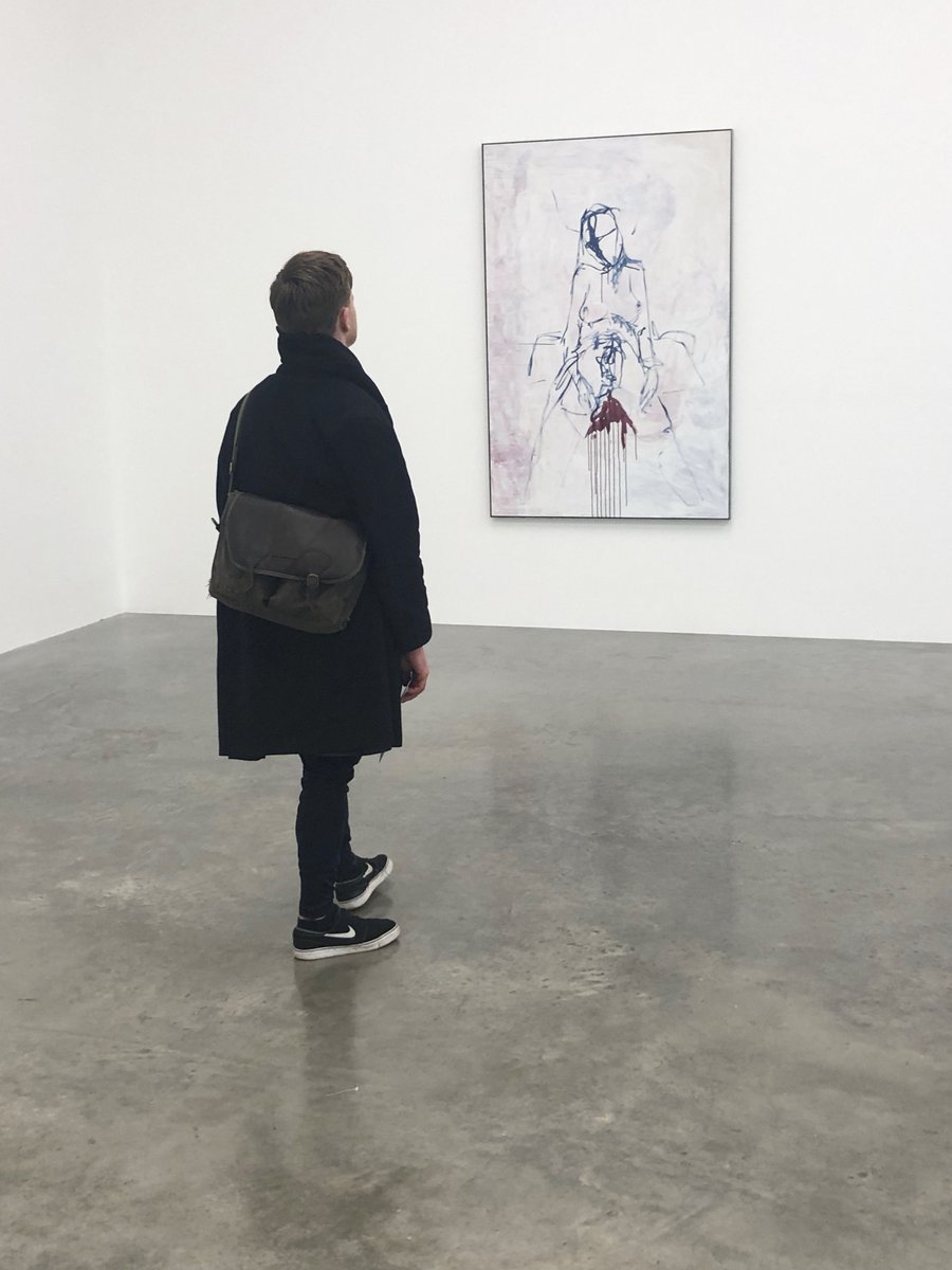 The <a href="/_WhiteCube/">White Cube</a> in #BermondseyStreet is one of our favourite spaces for art in London. Great big galleries with high ceilings that give the art room to breathe. This was Tracy Emin's A Fortnight of Tears which has just finished - looking forward to #SarahMorris on next. #Bankside