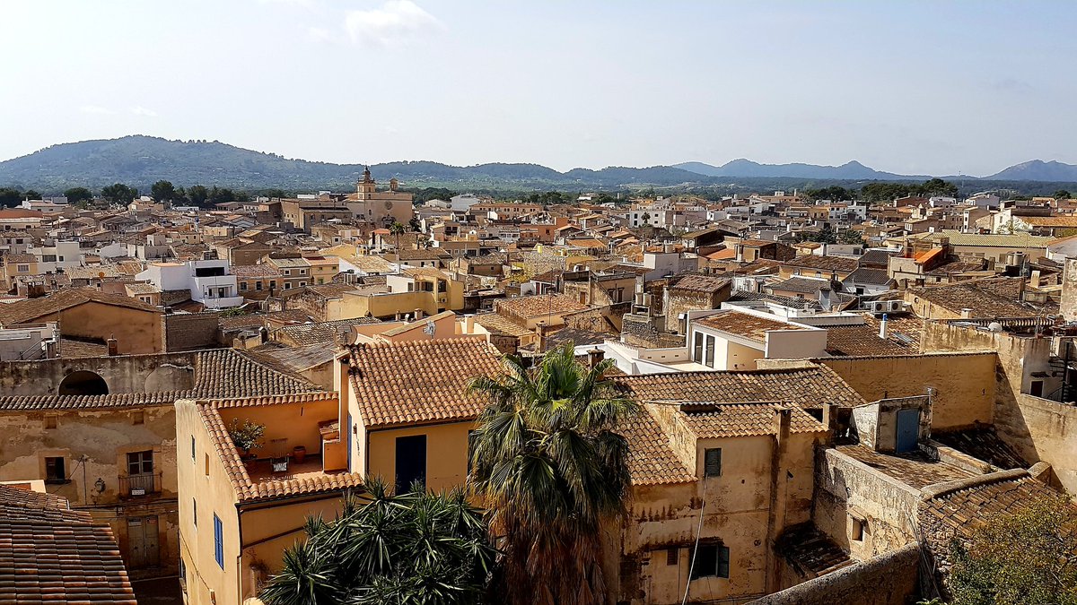 A beautiful view of Artá, a lovely village in Mallorca. 
#spain #travelphotography