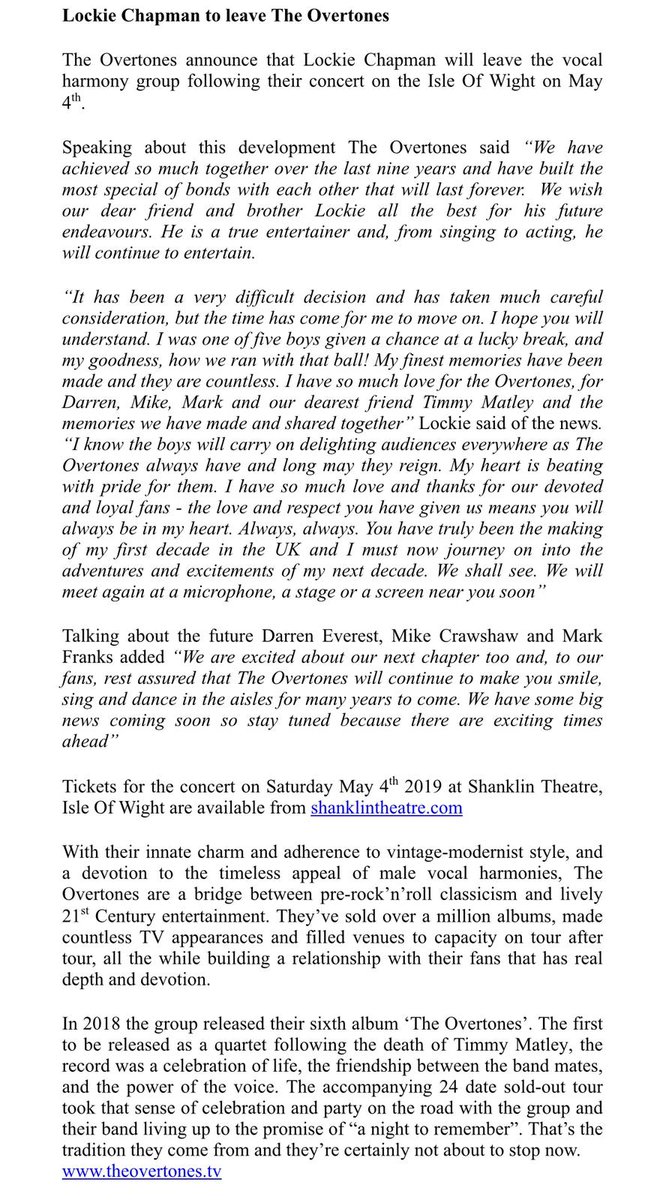 The Overtones tweet media