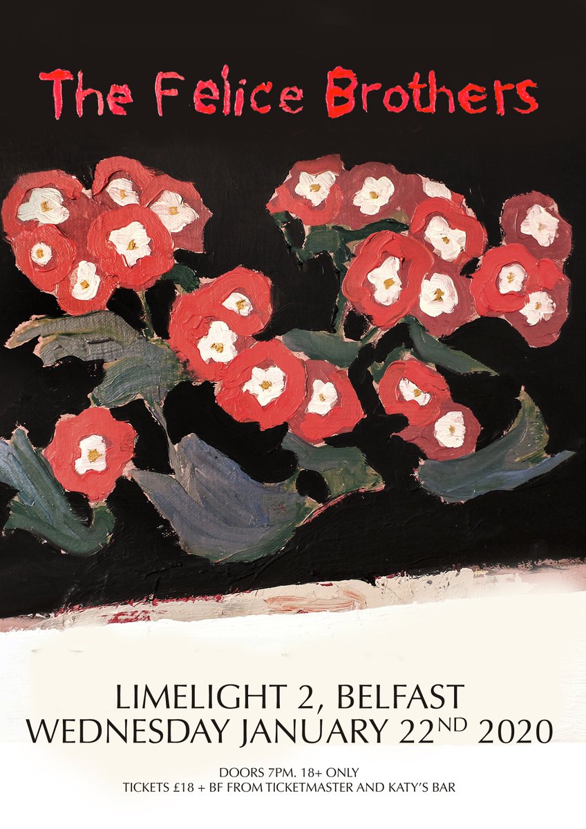 LimelightNI's tweet photo. 🚨 JUST ANNOUNCED 🚨 

@felicebrothers 
Weds Jan 22nd 2020
@LimelightNI 2

🔁RT for your chance to WIN A PAIR OF TICKETS🔁

Tickets on sale Friday 10am @TicketmasterIre https://t.co/NKTYvALIIa