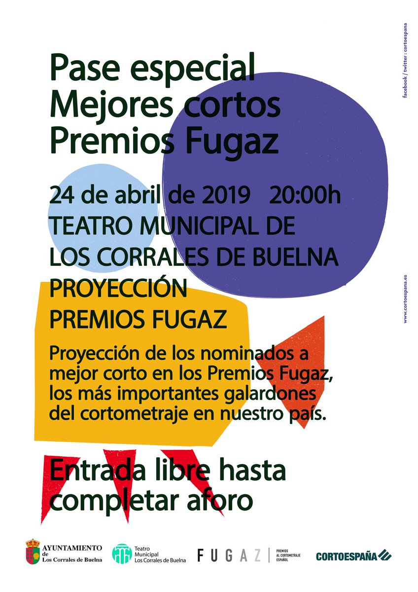 Mañana jueves día 24, los mejores cortos en el Teatro Municipal.