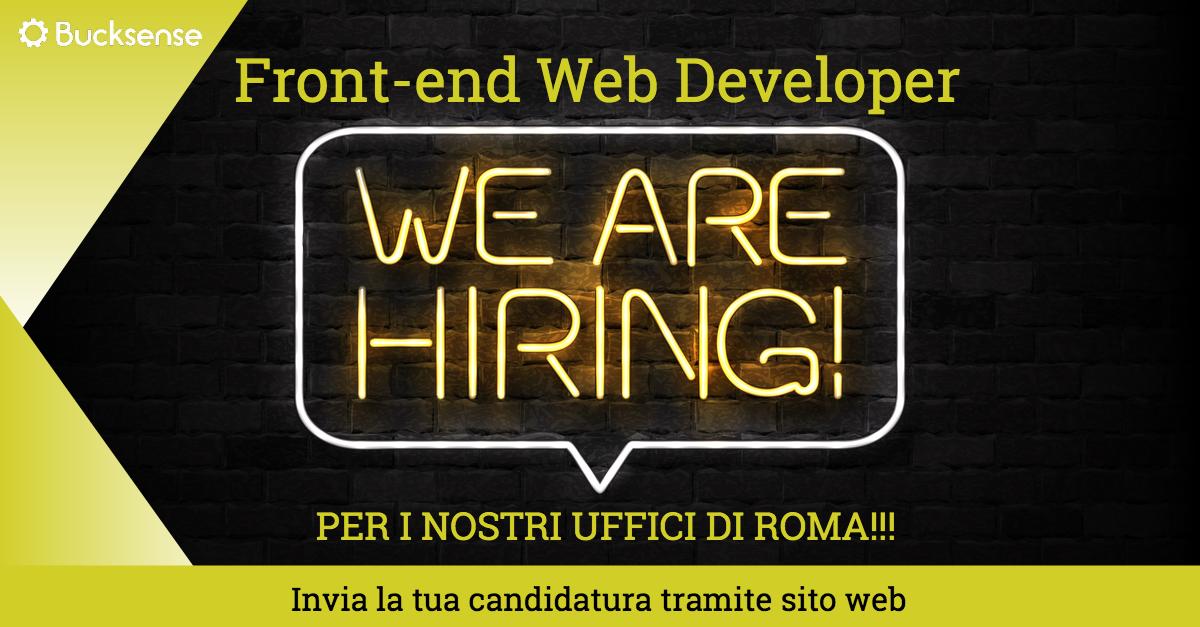 BuckSense's tweet photo. 📢 La piattaforma programmatica più versatile del mercato è alla ricerca di un Front-end web developer di talento. Non essere timido, invia ora la tua candidatura tramite sito web ➡️ https://t.co/twH9WLUDWM #webdeveloper https://t.co/D9F4vClVmI