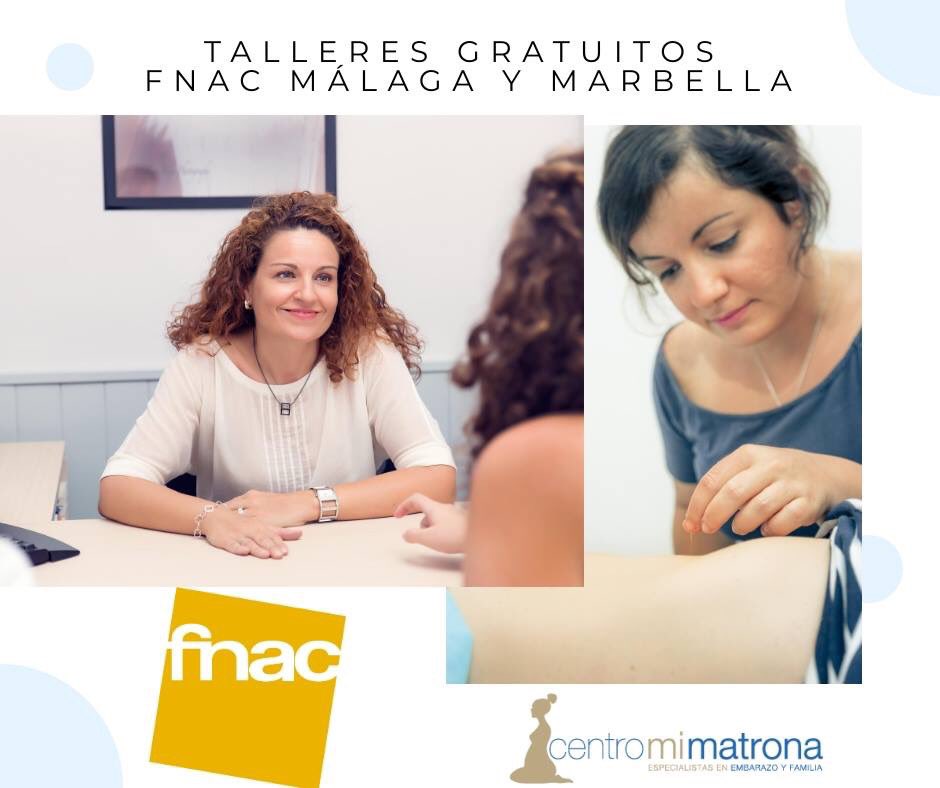CentroMiMatrona's tweet photo. Os recordamos que esta tarde y mañana vamos a impartir dos talleres gratuitos en @Fnac_ESP  #Malaga y #Marbella Te esperamos!!! https://t.co/XeVgTWsw5k https://t.co/S4ZApfzOKA
