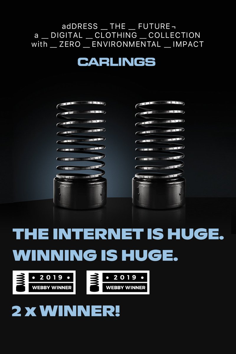 We have won two out of two possible wins at the <a href="/TheWebbyAwards/">The Webby Awards</a> — The Oscars of the Internet! #Webbys