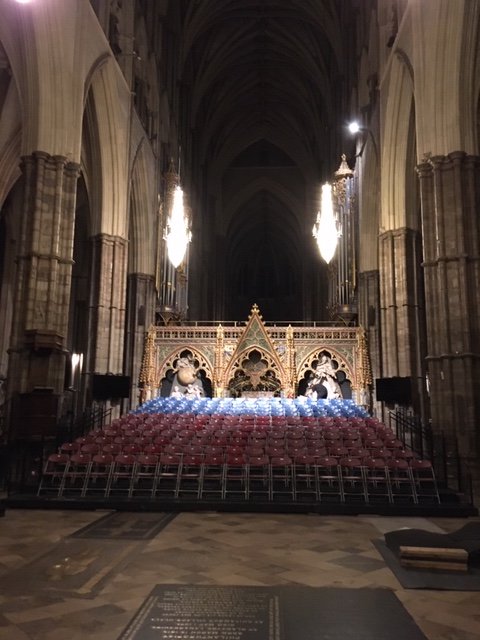 InfoUpstage's tweet photo. One of our latest projects, a wonderful job @wabby - working with conservationists, we created this tiering space for the 240 choir at @WestminsterATL plus a large orchestra. https://t.co/xbdiVOeUN4