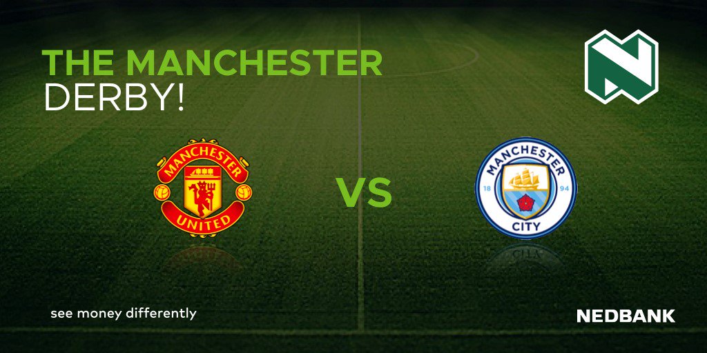 NedbankZimbabwe's tweet image. It's the high stakes Manchester derby tonight! A City slip up hands the title initiative back to Liverpool. United's top 4 hopes rest on this. Who will take this one? 2 fans with correct predictions get airtime vouchers.Retweet to increase your chances of winning. #MUNMCI