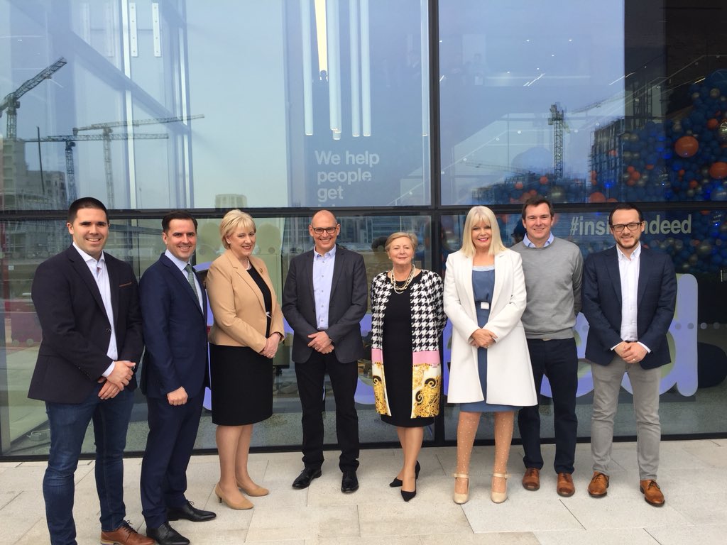 HeatherH's tweet photo. Delighted to announce 600 new jobs @indeed today. The company arrived in Dublin with 3 staff in 2012 - they will now employ 1600 people - a huge vote of confidence in Ireland https://t.co/2Hy96ksoCh