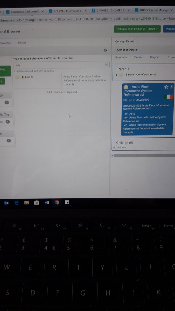 SNOMED Ireland (@irelandsnomed) on Twitter photo #AFIS 1st reference set on 1st Irish edition of SNOMED <a href="/KK_Brian/">Brian Dunne</a> @murphybpj <a href="/dickgreene5/">r.greene@ucc.ie</a> @GutteridgeC #AFIS 1st reference set on 1st Irish edition of SNOMED <a href="/KK_Brian/">Brian Dunne</a> @murphybpj <a href="/dickgreene5/">r.greene@ucc.ie</a> @GutteridgeC