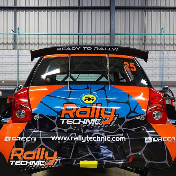 Oreca's tweet photo. 🧨 D-2 before the start of 2019 Rally of South Africa (26-27 April)... @HergenF and his co-driver @Pierre397 are ready to fight in the #ToyotaEtiosR4! #RallyTechnic #R4 #KitR4 https://t.co/ieeaEyhous