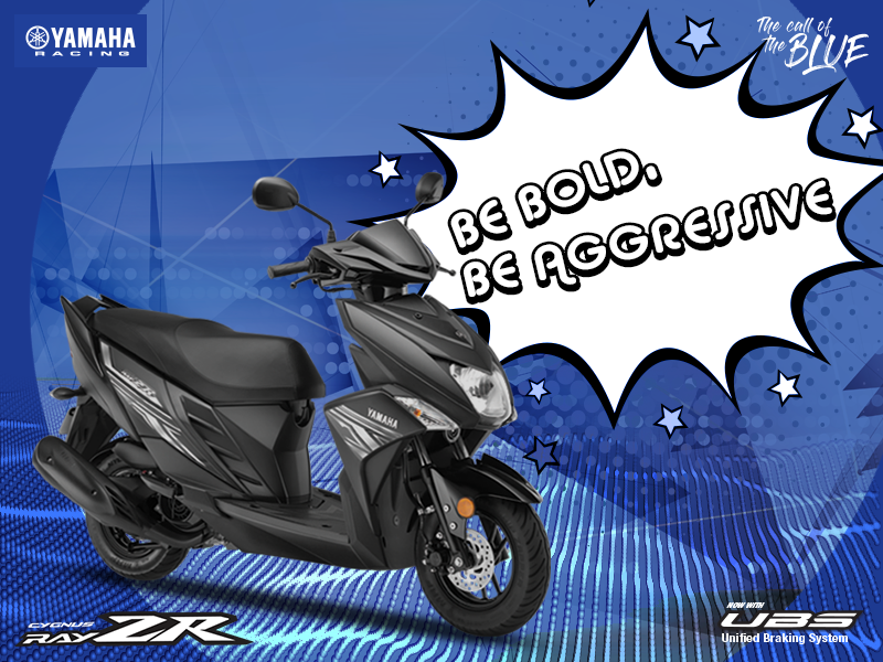 India_Yamaha's tweet photo. A deeply-sculpted & powerful front mask with an effortlessly-layered straight line surrounding the tail, the Yamaha RayZR oozes swag with every curve.
Know More: https://t.co/RppQbV1ymO
#CallOfTheBlue #Yamaha #RayZR #RayZRWithUBS https://t.co/7a6MVOHZPM