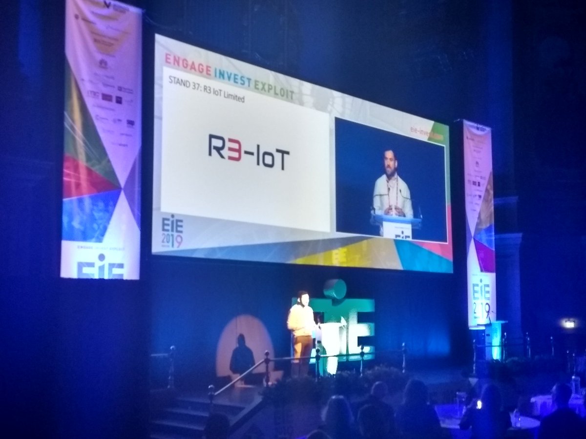 strickengremlin's tweet photo. Perfect timing for a space-enabled IoT data network @R3_IoT #eie2019 https://t.co/DdE9dflhva