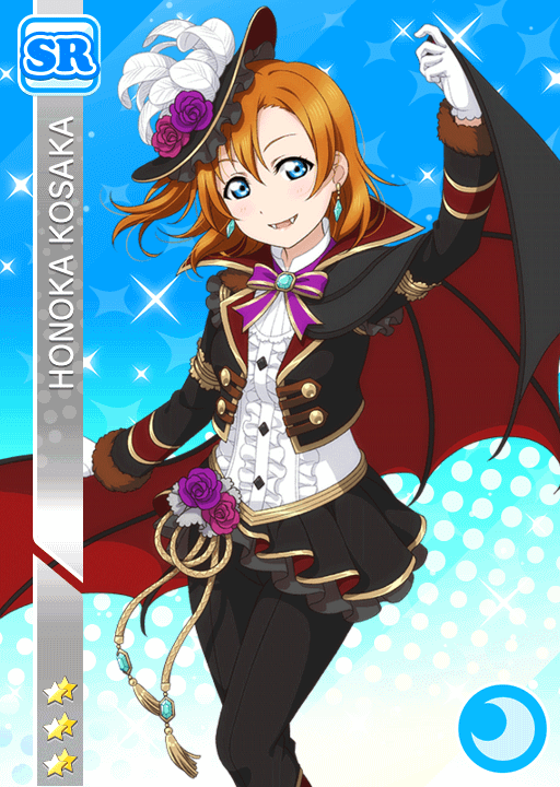 day 2: vampire honoka was the first honk event i successfully tiered in! unfortunately its on an account i dont have anymore.. miss u and love u... also more princely honk vibes