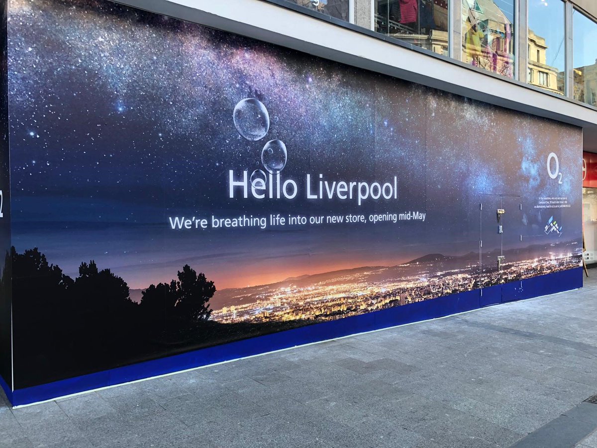O2Careers's tweet photo. Hello Liverpool, your new #O2Flagship Store is going to be with you soon! #UnlockingPotenital https://t.co/QS4fUSzJvD