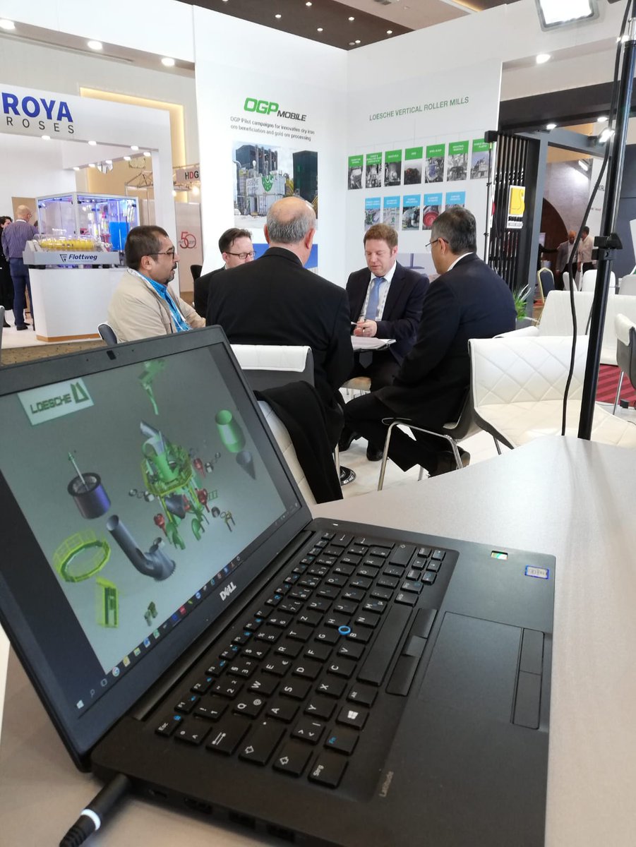 LoescheGroup's tweet photo. Last week at IMCET, Turkey: Vertical roller mill Virtual Reality.
#verticalrollermill #technology #VR #IMCET https://t.co/MXvVArF1yk