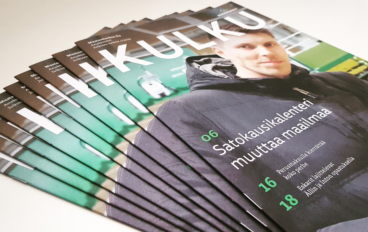 mustankorkea's tweet photo. Asiakaslehtemme #Kulku jaellaan ihan lähipäivinä kaikkiin kotitalouksiin! Juttua muun muassa #satokausi'sta, #muovi'sta ja #kierrätys'mahdista, sekä paljon muuta - lue lisää Kulku-lehdestä 🤗 #asiakaslehti #mustankorkea https://t.co/iHM9CvjmQp