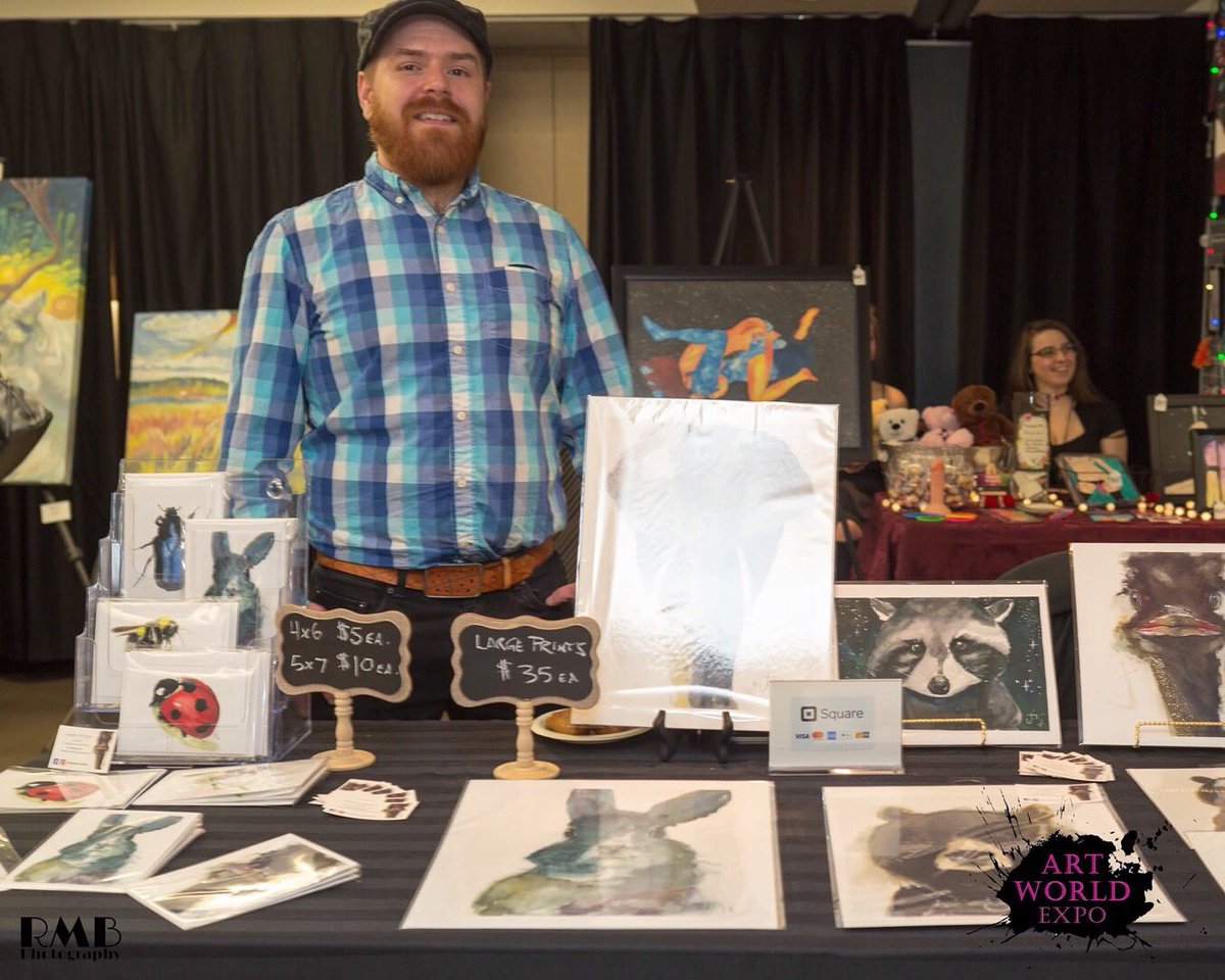 Some great photos of our vendors in #Edmonton! #artworldexpo #yeggers #yegarts #artincanada