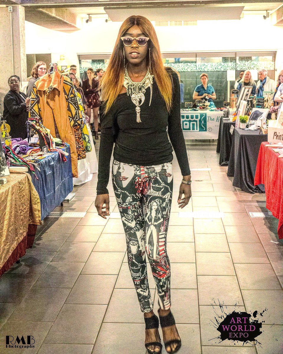 Super fun to see my leggings in another fashion show-this time in Edmonton! Thank you #Edmonton for supporting my art and designs! This month is going to be a record breaker for legging sales! #leggings #monikablichar #fashionable #yeg #yeggers <a href="/ArtWorldExpo/">Art World Expo</a> <a href="/cbrucedesigns/">Carolyn Bruce</a> #yaas