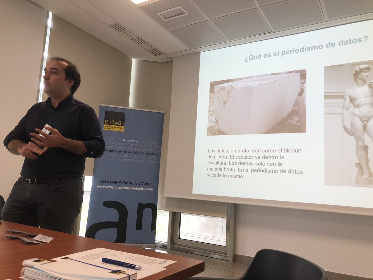 Vanessa_Rangel_'s tweet photo. Cómo convertir ingentes cantidades de datos en historias 🧐Arrancamos taller sobre #periodismo de datos en @CTAndalucia con @Davarona De @LoyolaAnd #CTADircom https://t.co/1DM4IiB7iL