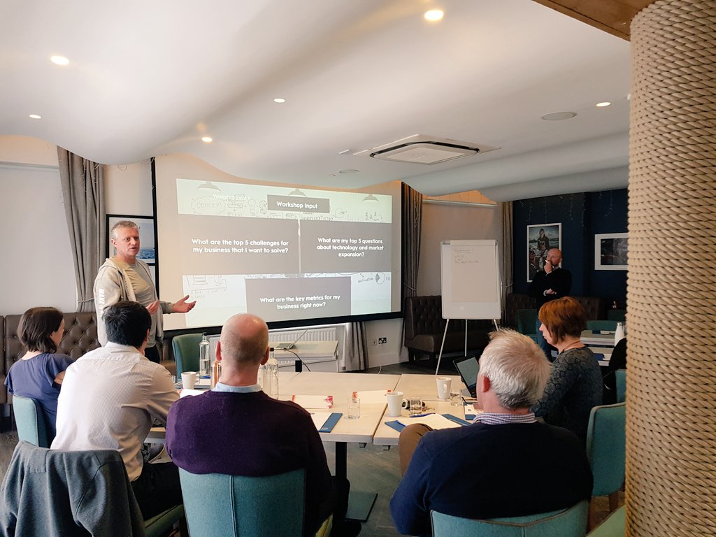 UP_Cornwall's tweet photo. We're at @StMichaelsHotel this morning with Frank Meehan from @TCMGglobal - facilitating our #FutureFocus Lab on Future Leaders. #changemakers #getsomeinspiration https://t.co/qnRu5GeXy4