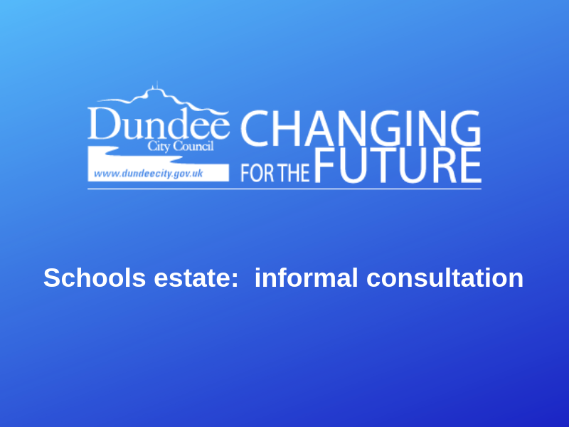 DundeeCouncil's tweet photo. As part of our commitment to improve the school/learning estate in Dundee, the city council wish to gather views on a number of possible developments some of which may be taken forward in partnership with Angus and Perth and Kinross Councils. Details at https://t.co/jWUCtb5dAW https://t.co/wjYyfsX0R5