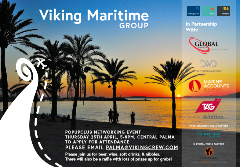 Our Butler Trainer, Katy, will be at the POPUPCLUB NETWORKING EVENT in Palma tomorrow, if you want to meet up and have a chat please email palma@vikingcrew.com to apply for attendance. 

#Yacht #Palma #PalmaYacht #palmademallorca #YachtTraining #Superyacht #SuperyachtTraining
