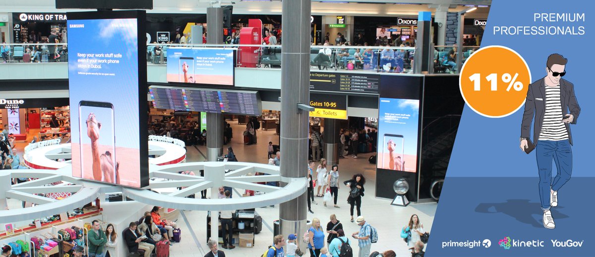 primesight's tweet image. As business director Joe Cassidy writes in today's #AirportInsight article Premium Professionals "love quality products, thrive on new experiences, own the latest technology and actively spend time browsing tech at the airport ..." bit.ly/2PrVxWn #OOH