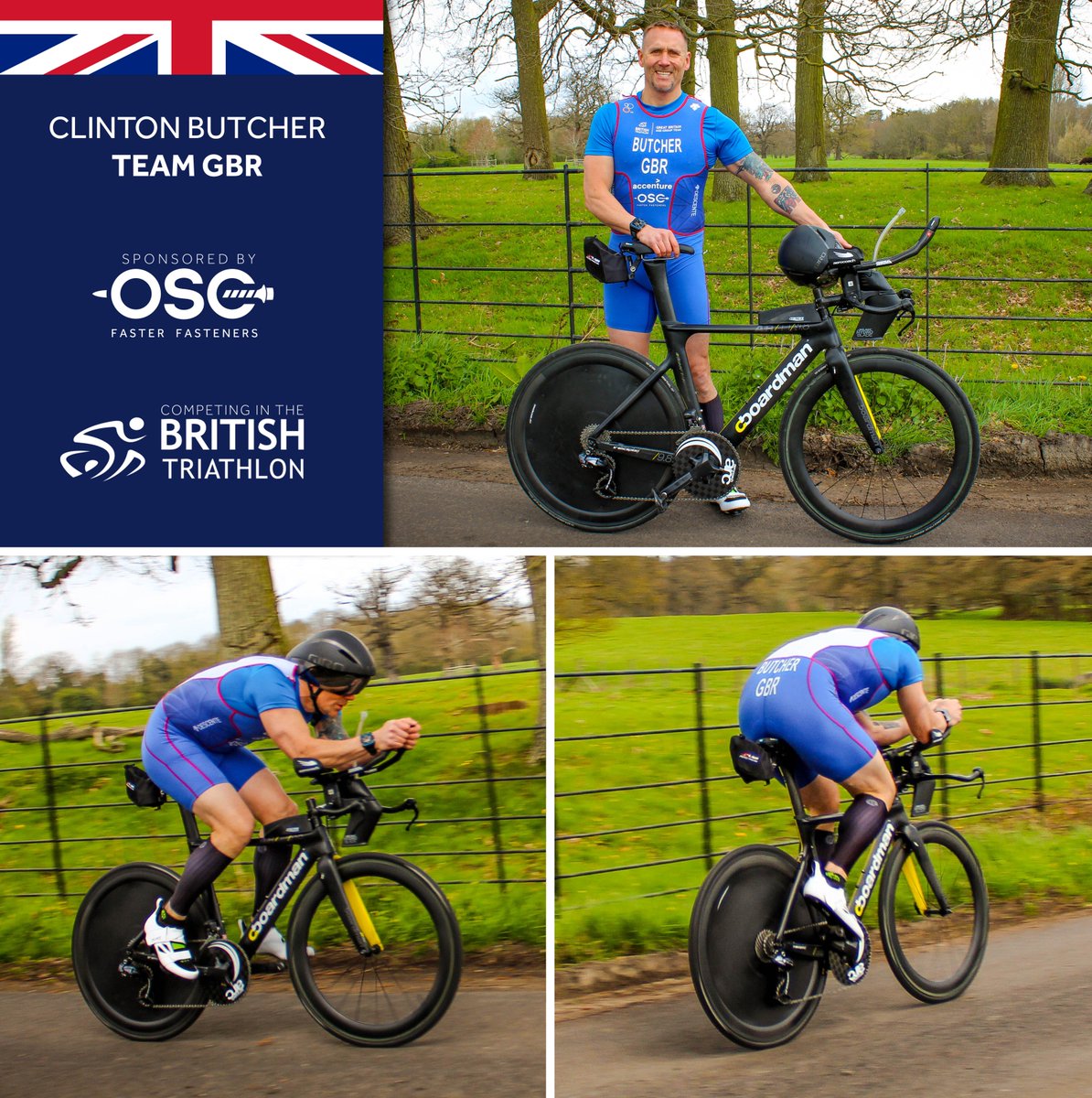 OSCSales's tweet image. We our proud of our Clinton who has qualified to represent GB at the European Championships! 👍

We will be following Clinton on his triathlon journeys as a representive of GB and us here at OSC Sales

Look out for content! 😋
#sport #triathlon #GBR #athlete #sponsorship
