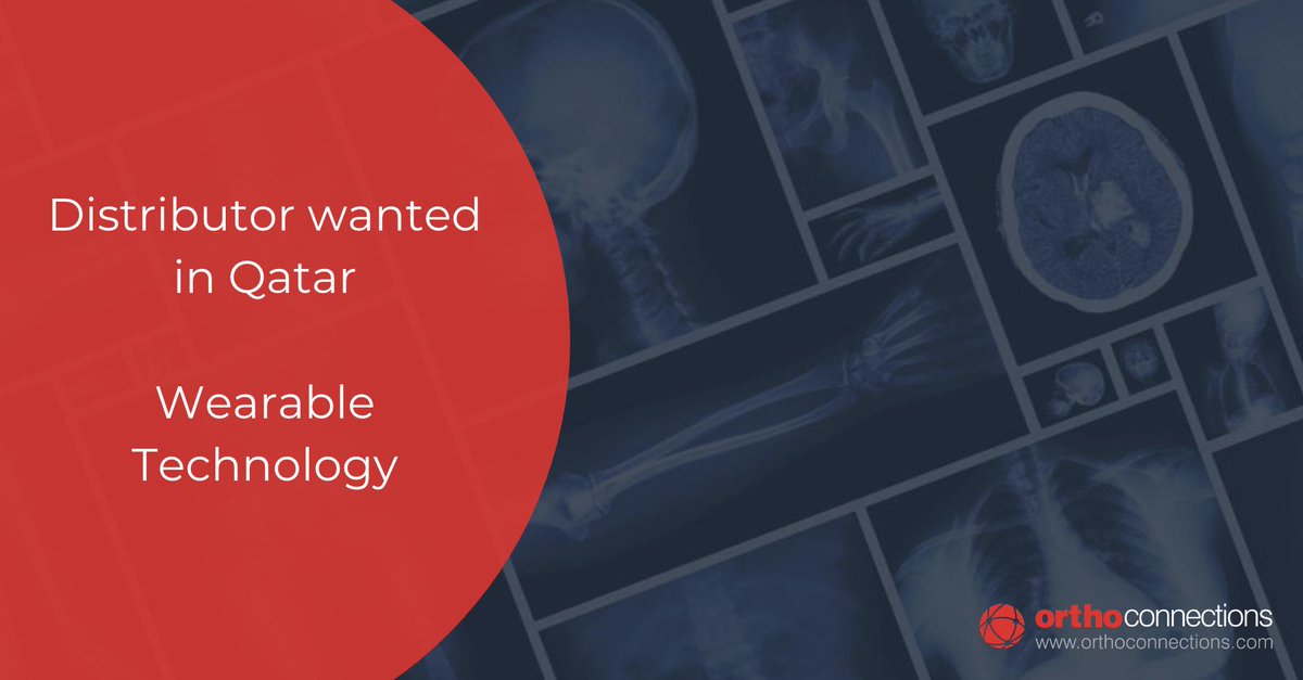 orthoconnection's tweet photo. Distributor wanted in Qatar – Wearable Technology

A remote patient assessment system is looking to expand its sales network in Qatar. 

Full details: https://t.co/RHClLswJYL 

#WearableTechnology #PatientAssessment #Qatar #MedicalDevices #DistributionOpportunity https://t.co/hytDYwb2HY