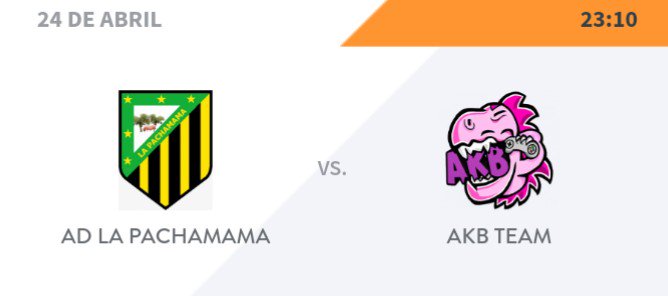AdPachamama's tweet photo. Esta noche Tercera Jornada de la Regional AO de @VFOspain_ps en la que nos enfrentamos a @AKBfifateam. A ver si es verdad eso de que a la tercera va la vencida y podemos cosechar nuestra primera victoria en la liga. https://t.co/n0TF732By4