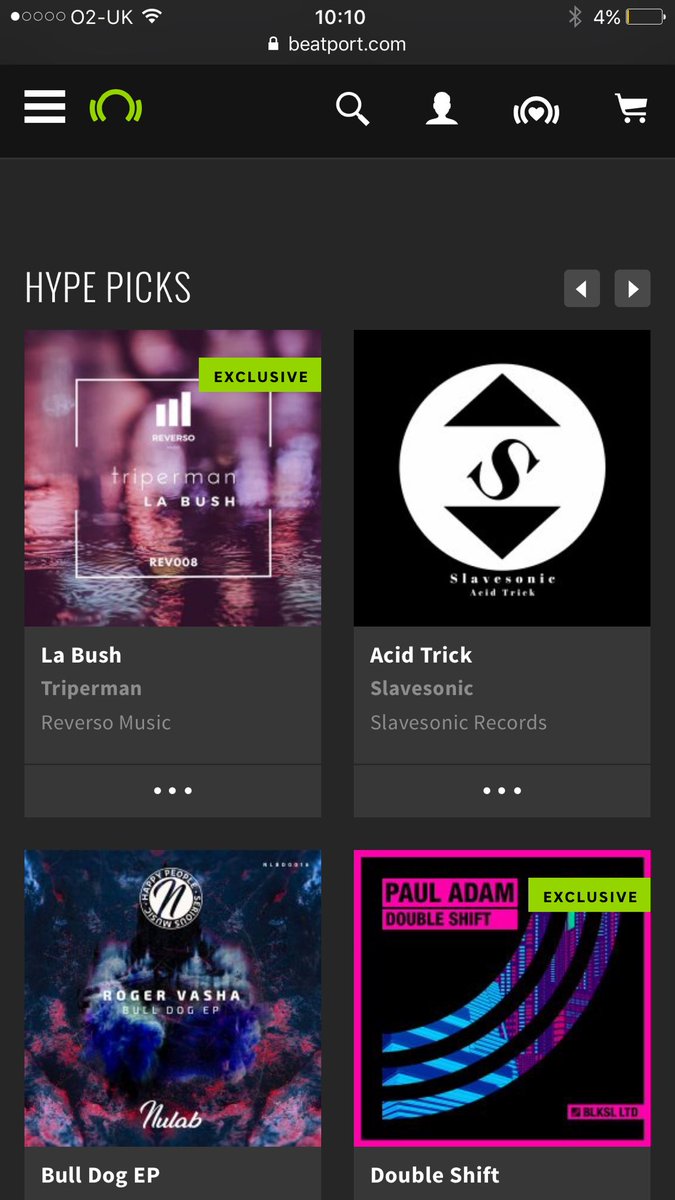 Slavesonicr's tweet photo. Really pleased to see our debut single Acid Trick feature as a hype pick today. Massive thanks @beatport :) https://t.co/XgW3jJsZdV