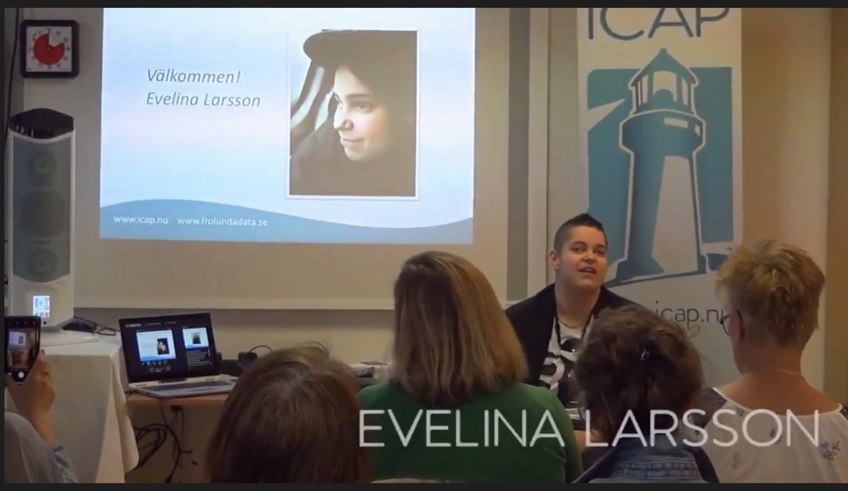 ICAPAB's tweet photo. Fantastiska Evelina berättar om sin resa från avslutade studier fram till jobb. Jobb handlar om så mycket mer! det handlar om identitet, sociala möten och skräckfyllda fikarasten. Seminarium om tekniska hjälpmedel https://t.co/NWx9GBhtzQ #hjälpmedel #arbetsterapi @Arbetsformed https://t.co/t9U0r68WPb