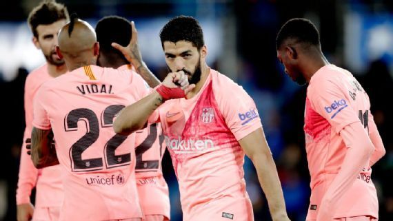 FC Barcelona edge closer to LaLiga title with Alaves win thebreakingpostng.com/sports/fc-barc…