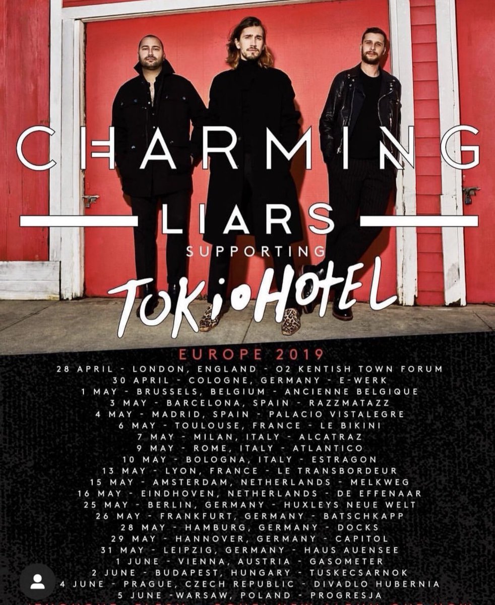 rockermaus81's tweet photo. Up-To-Date: So wie es aussieht, erwartet uns wohl für die MP Tour, eine Vorband! 🤷♀️
Up-To-Date: As it looks like, we are probably expecting a support band for the MP Tour! 🤷♀️
#uptodate #tokiohotel #vorband #supportingband #melancholicparadisetour https://t.co/JxrslXVj0U