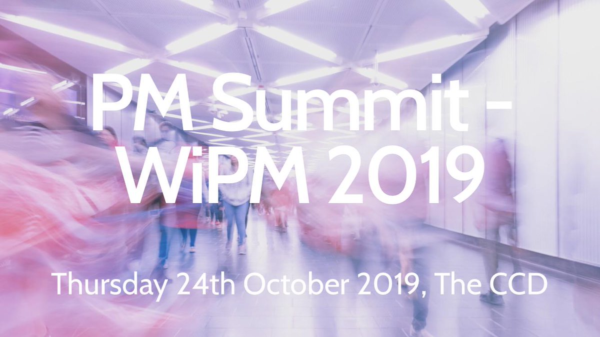 Delighted to announce that our inaugural Women in Project Management event will be hosted on 24-OCT in Dublin. We encourage #projectmanagement peers who are interested in presenting to submit a presentation proposal pmsummit.global/wipm-speakers #WiPMIRL #agile #PMSummitIRL
