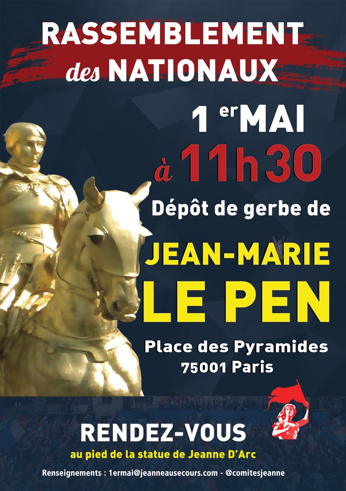 1er mai le pen