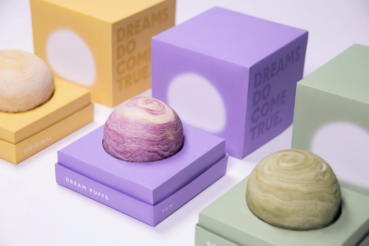 packagings's tweet photo. Dream Puffs #packaging #design by @synthiasitema  (student project) - https://t.co/zqFoJZx4UM https://t.co/i7adBVnboh