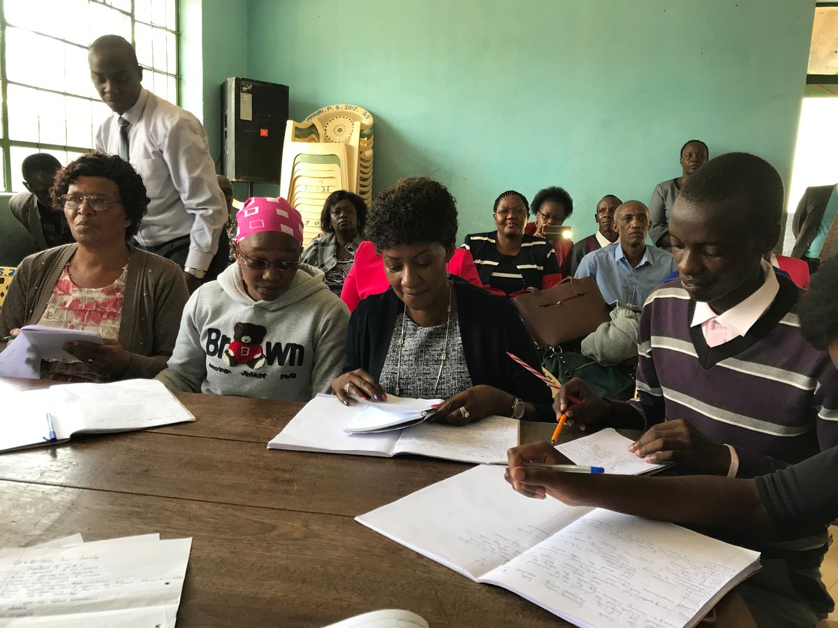 TSC_KE's tweet photo. #CBCtraining: TSC CEO at Jamuhuri Primary School, Nakuru. We value you at TSC, keep up the good work https://t.co/ONSHRy3ahq