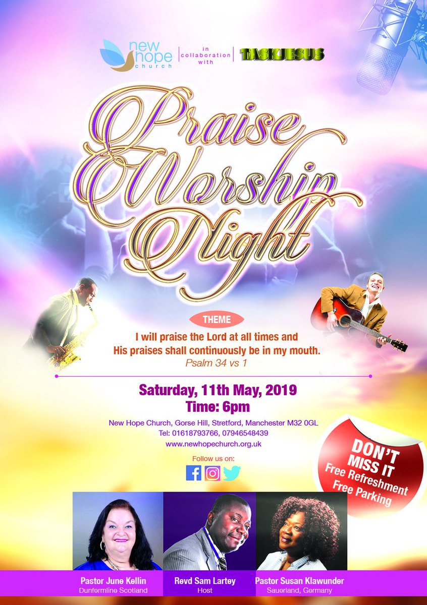 LarteySam's tweet photo. @fiImsera This wonderful event is happening live in Manchester on 11th  &amp; 12 of May in Manchester M32-0GL.  You are all welcome https://t.co/TGa7f0mcVU