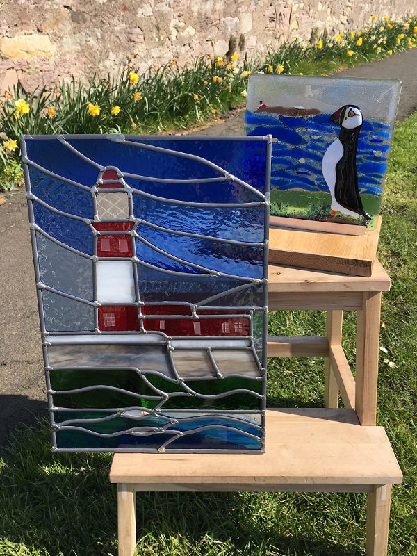 RNLI Grace Darling Museum Bamburgh  'May Day' appeal to raise funds for the <a href="/RNLI/">RNLI</a>, Draw tickets for this stained glass of the <a href="/trinityhouse_uk/">Trinity House</a> Longstone are £1:00 <a href="/RNLISeahouses/">RNLI Seahouses Lifeboat</a> <a href="/alnwickgazette/">Northumberland Gazette</a> <a href="/coastmag/">Coast Magazine UK</a> <a href="/england_coast/">England's Coast</a> <a href="/VisitNland/">Visit Northumberland</a> <a href="/discovernland/">Discover Northumberland</a> <a href="/NNTourism/">North Northumberland</a>  @Bamburgh_Castle