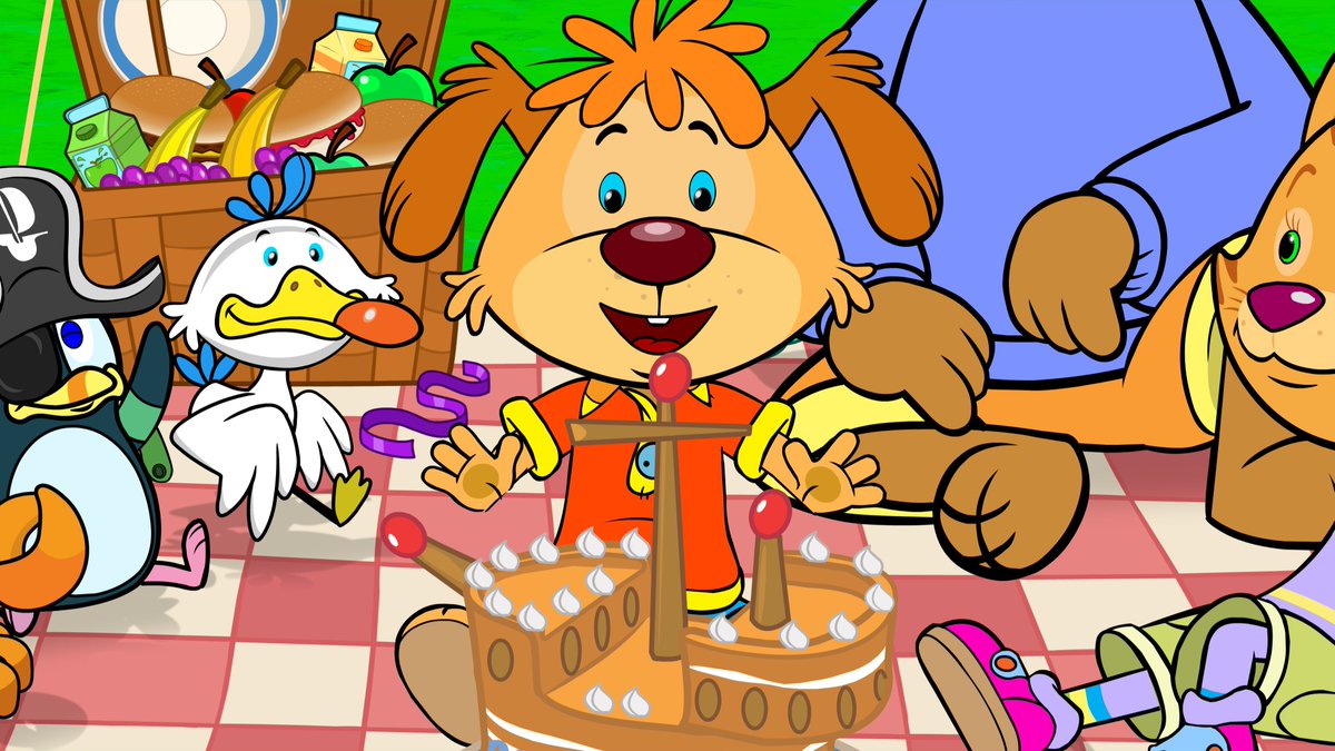 There is a very special birthday in today’s episode!

Pip has a birthday picnic on the grass outside the Lighthouse with his friends and Alba gives Pip a birthday present! 📘🥖🌱

Your Pipsqueak is invited to join the birthday celebrations today at 11.45am on @ITVBe!