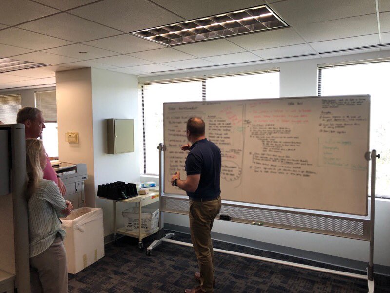ArmyFuturesGrp's tweet photo. Short break but we’re back at it. All week we’re drafting future strategic environments with possible conflicts. What’s the craziest thing you can come up with? 

We’re gonna need more whiteboards. https://t.co/onFg1u71oS