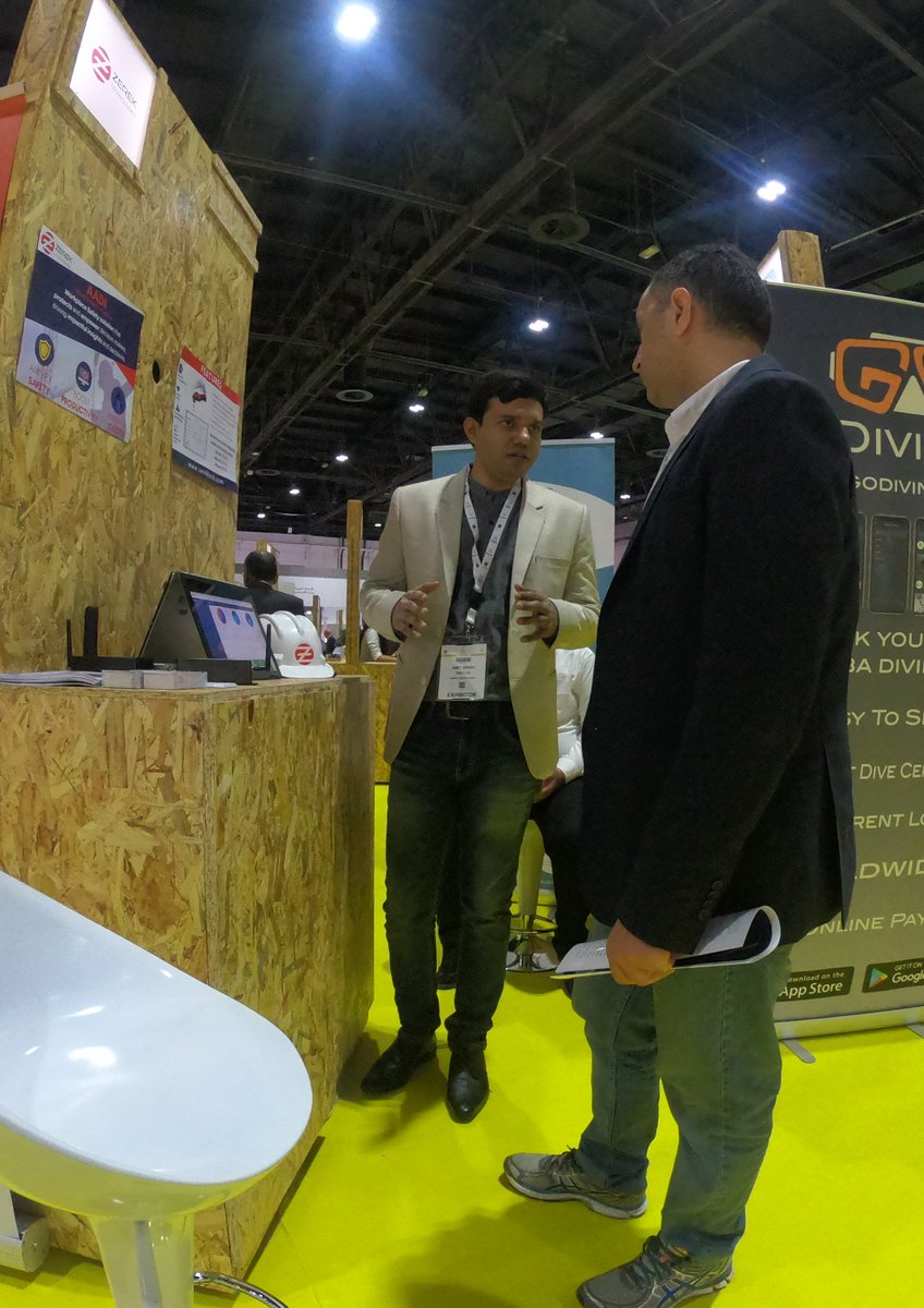 zerektech's tweet image. #AADI garnered a good interest by visitors during the 3-day exhibit at AIM 2019, #Dubai. Some visitors wanted pilots, few others want to become a partner and market the product couple of policymakers and investors.
.
.
.
#ZerekTech #AIMStartup #ConnectedWorkers #Construction #IoT