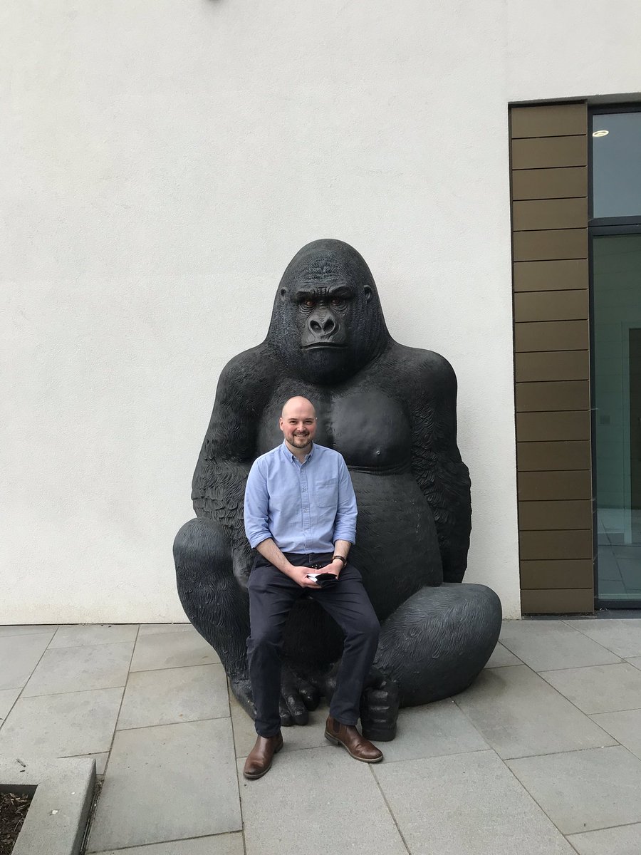 Nick Evans (@nevans_emplaw) on Twitter photo Great event at <a href="/Moneypenny/">Moneypenny</a> this morning. I will know that <a href="/EvansLamsley/">Evans Lamsley Limited</a> is doing well when we have an 8ft gorilla outside of reception. Great event at <a href="/Moneypenny/">Moneypenny</a> this morning. I will know that <a href="/EvansLamsley/">Evans Lamsley Limited</a> is doing well when we have an 8ft gorilla outside of reception.