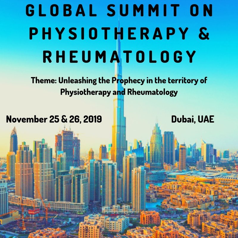 we are going to conduct the #Global Summit on 
#Physiotherapy &amp; #Rheumatology on #November 25 &amp; 26, 2019 in #Dubai, #unitedarabemirates  and we welcomes #participants from all over the world. 
To know more about our #conference kindly follow the link: coalesceresearchgroup.com/physiotherapy/